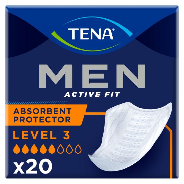TENA Men Super Level 3, wkładki anatomiczne, 20 sztuk - obrazek 2