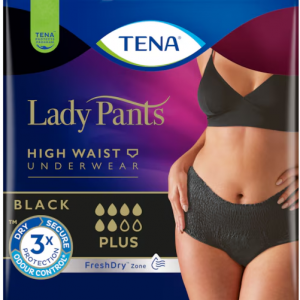 TENA Lady Pants Plus Black M (75-105 cm), bielizna chłonna, 30sztuk