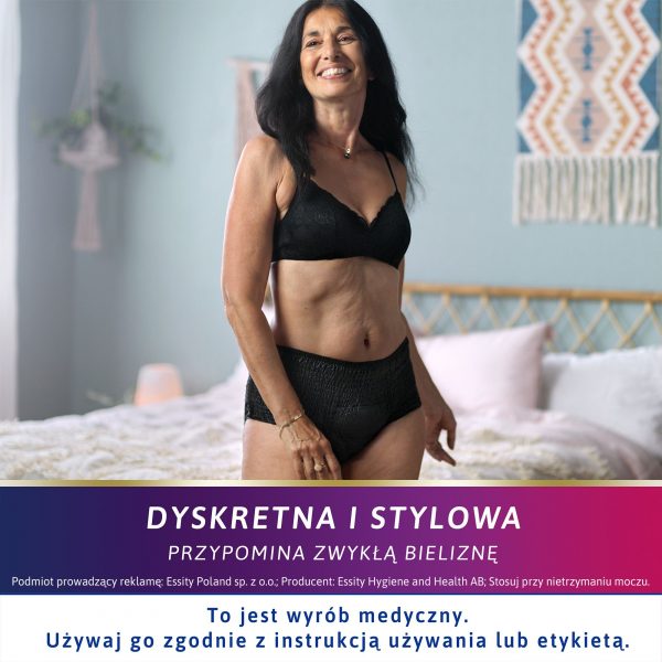 TENA Lady Pants Plus Noir L (95-130 cm), bielizna chłonna, 30 sztuk - obrazek 8