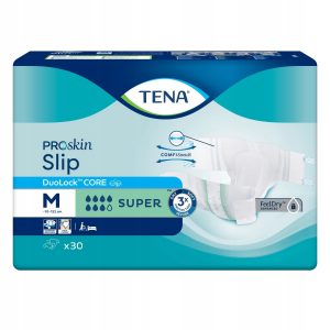 TENA Slip ProSkin Super M, pieluchomajtki, 30 sztuk