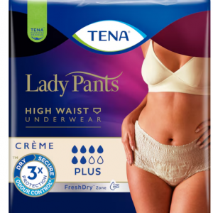 TENA Lady Pants Plus Creme L (95-130 cm), bielizna chłonna, 30 sztuk