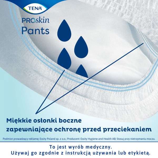 TENA Pants ProSkin Super XL (120-160 cm), majtki chłonne, 12 sztuk - obrazek 7