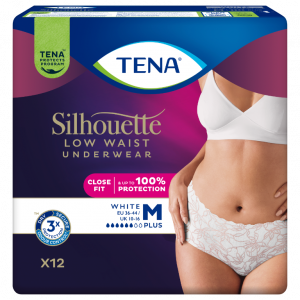 TENA SILHOUETTE PLUS WHITE M 12 szt.