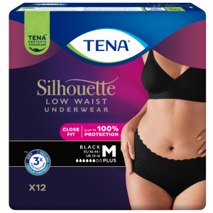 TENA SILHOUETTE PLUS BLACK M 12 szt.
